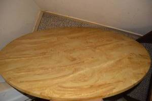 lot 177 image: 3 Ft. Round Marble Top for Table