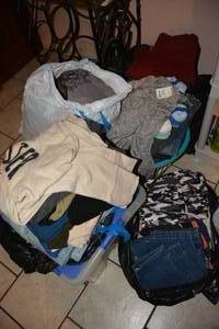 lot 301 image: Large Amount of Mens and Womens Clothes - some have tags