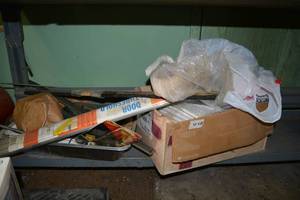 lot 475 image: Door Threshold, Tiles, and Misc. Tools