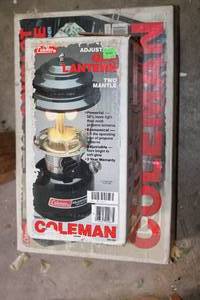 lot 545 image: Coleman Gas Lantern and Coleman Compact Gas Stove