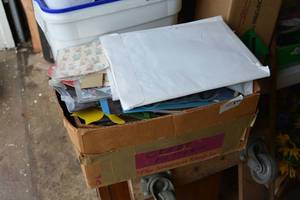 lot 530 image: Box of Craft Patterns,  Both wood and leather patterns see pictures