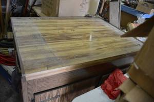 lot 504 image: Work Bench Cabinet Piece