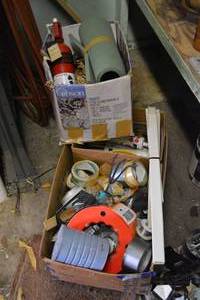 lot 459 image: Acrylic Caulk, Duck Tape, Fire Extinguisher, and More