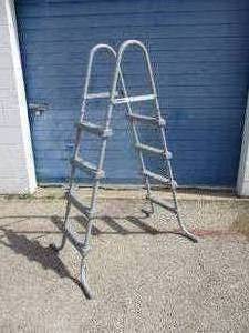 lot 9 image: Double Sided Pool Fence Ladder