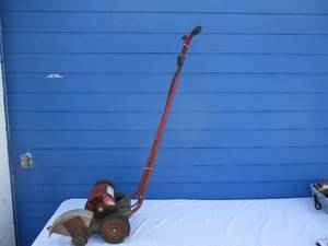 lot 37 image: Vintage -Mid 1950s..Belt Driven, Westinghouse Rota-Trim # MD79, Type FHT  Electric EdgerTrencher With OnOff Switch