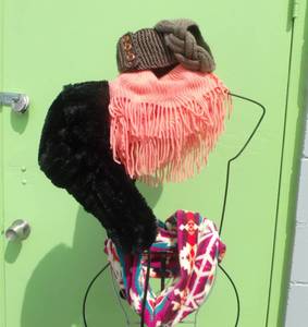 lot 55 image: Winter wear, colors and patterns, pictured as shown