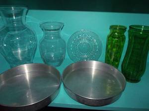 lot 77 image: Home decor items pictured as shown