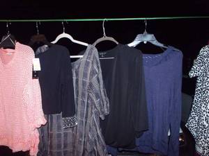 lot 98 image: Womans Clothing Tops in color and styles as shown