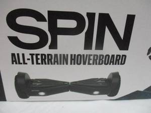 lot 33 image: NEW-IN UN-OPEN BOX-BLACK- JETSON SPIN HOVERBOARD, SKU JAERO