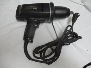 lot 28 image: Sears Craftsman 13-HP, 12 Sq. Drive, Electric Impact Wrench  Drill-Reversible-Works