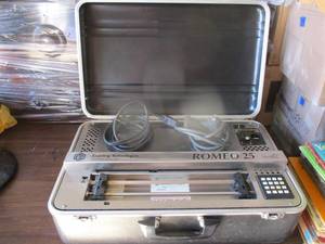 lot 111 image: Enabling Technologies- Model Romeo-25, Portable Braille  Brailler  Printer With Computer and power Cord.