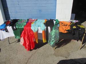 lot 86 image: Lot Of Teens  Adult Halloween Costumes, Some Complete And Some Not