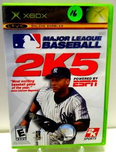 lot 16 image: XBOX MAJOR LEAGUE BASEBALL 2K5 GAME