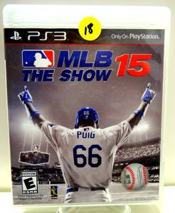 lot 18 image: PLAY STATION 3 MLB THE SHOW 15 BASEBALL GAME