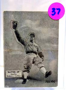 lot 37 image: RARE 1934 Batter Up #46 Sam Leslie 3 - GOOD-VG $$$