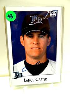 lot 46 image: AUTOGRAPHED PHOTO - TAMPA BAY LANCE CARTER HAND SIGNED PUBLICITY PHOTO 5 X 7
