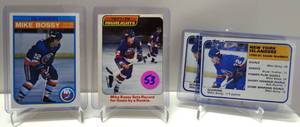 lot 53 image: NEW YORK ISLANDERS MIKE BOSSY CARD LOT