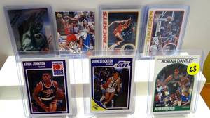 lot 63 image: ASSORTED LOT OF NBA STAR CARDS AS SHOWN