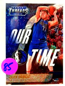 lot 85 image: ROOKIE CARD - 2018-19 Threads Luka Doncic Our Time Dazzle Rookie RC #15 Mavericks $$