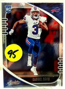 lot 95 image: ROOKIE - 2020 Absolute #136 Gabriel Davis RC Buffalo Bills