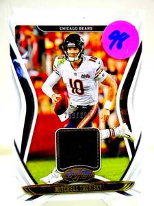 lot 98 image: LIMITED EDITION 299 - Mitchell Trubisky 2020 Certified JERSEY PATCH #M-MT $$
