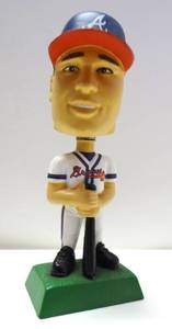 lot 125 image: 2002 UPPER DECK CHIPPER JONES MINI BOBBLEHEAD