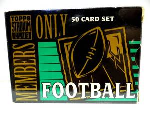 lot 126 image: 1994 TOPPS STADIUM CLUB MEMBERS ONLY FOOTBALL 50 CARD SET