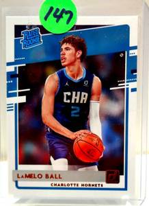 lot 147 image: HOT ROOKIE - Lamelo Ball 2020 Donruss Rated Rookie RC #202
