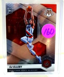 lot 160 image: ROOKIE CARD - CJ Elleby 2021 Mosaic Base Rookie Card No. 232 Portland Trail Blazers