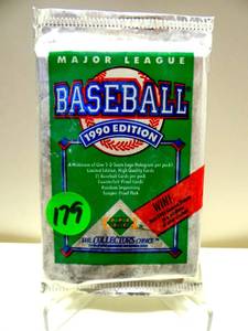 lot 179 image: 1990 UPPER DECK FOIL PACK - SEALED - KEN GRIFFEY CHASE