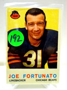 lot 192 image: VINTAGE ROOKIE - 1959 TOPPS #106 JOE FORTUNATO RC