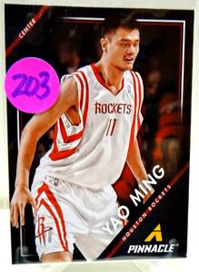 lot 203 image: 2013-14 Pinnacle #261 Yao Ming Basketball Card