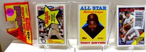 lot 217 image: 1988 Topps Rack Pack (42 CARDS) K Puckett  Glavine RC Chase