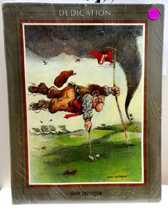 lot 232 image: Gary Patterson Vintage 1981 - 11x14 Sealed Poster Funny Golf DEDICATION $$