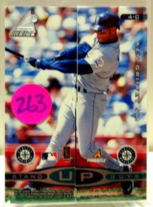 lot 263 image: SEALED 1998 Pinnacle Inside Stand Up Guys Ken Griffey Jr Alex Rodriguez 2 card set 4-A, 4-B, 4-C, 4-D $$