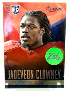 lot 286 image: ROOKIE CARD - JADEVEON CLOWNEY 2014 PANINI PRESTIGE EXTRA POINTS #241
