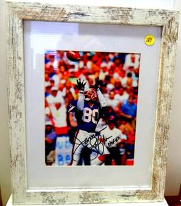 lot 289 image: BEAUTIFULLY FRAMED UNDER GLASS - JAMES LOFTON HALL OF FAME HAND SIGNED 11 X 14 FRAMED $$$