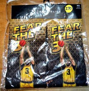 lot 270 image: STRIDELINE ANTHONY DAVIS COLLECTORS SOCKS - SIZE 10-12 NIP