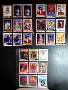 lot 301 image: COLLECTION OF PRO SET SUPERBOWL COVER CARDS
