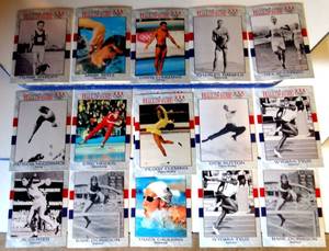 lot 310 image: OLYMPIC CARD LOT - 16 STAR CARDS (1991)