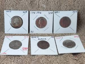 lot 17 image: Selection of 6 special quarters