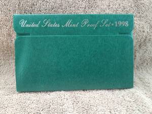 lot 59 image: 1998 United States Mint Proof Set