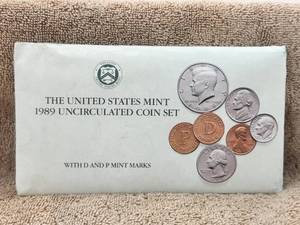 lot 119 image: 1989 United States Mint Uncirculated Coin Set