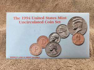 lot 162 image: 1994 U.S. Mint Uncirculated Coin Set - D&P