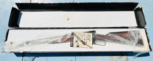 lot 3 image: Browning BL-22 Lever Action .22 Rifle- Still in Box- Over 50 years Old and Never Been Fired
