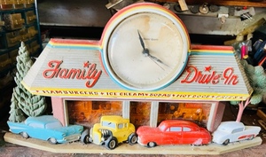 lot 60 image: 20x11 Family Drive-In Clock