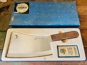 lot 74 image: Rare Chef Sharp Carbon Stainless Cleaver # 1926 From Imperial Knife