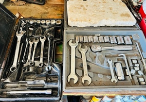 lot 110 image: Two Tool Cases w Misc. Tools - Including Craftsman