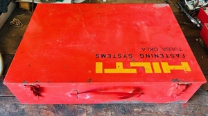 lot 114 image: Hilti Fastening Systems Metal Case &amp Contents