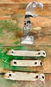lot 127 image: Jax, Falstaff, &amp Lone Star Beer Bottle Openers W Vintage Screaming Parrot Bottle Opener